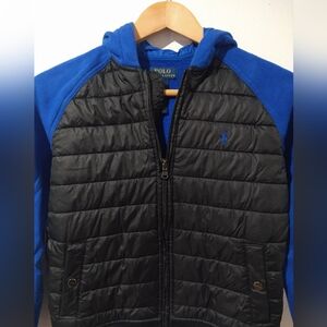 Polo by Ralph Lauren Men's Black and Blue Jacket